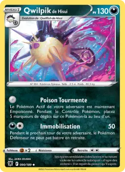 Carte Pokémon Qwilpik de Hisui