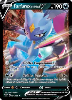 Carte Pokémon Farfurex de Hisui V