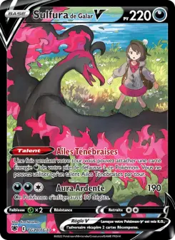 Carte Pokémon Sulfura de Galar V