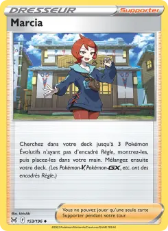 Carte Pokémon Marcia
