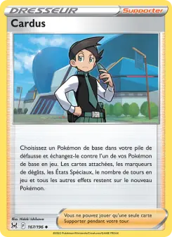 Photo carte Pokemon Cardus Origine Perdue 167/196