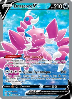 Carte Pokémon Drascore V