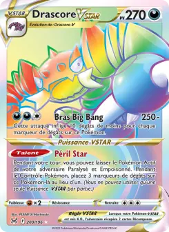 Carte Pokémon Drascore V