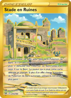 Carte Pokémon Stade en Ruines