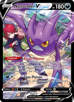 Photo carte Pokemon Nostenfer V Origine Perdue TG20/196