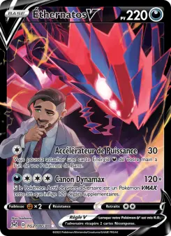 Photo carte Pokemon Éthernatos V Origine Perdue TG21/196