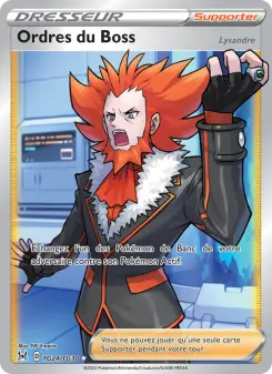 Photo carte Pokemon Ordres du Boss Origine Perdue TG24/196