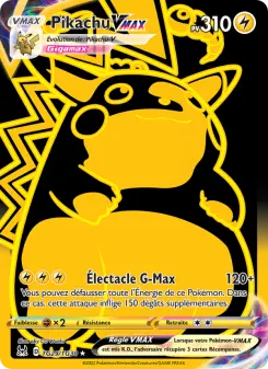 Carte Pokémon Pikachu VMAX