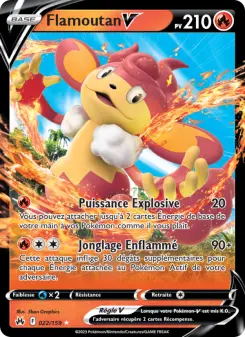 Carte Pokémon Flamoutan V