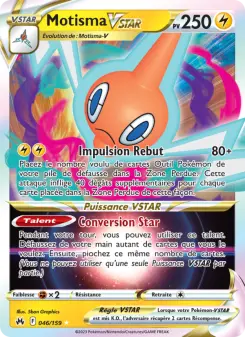 Carte Pokémon Motisma VSTAR