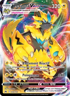 Carte Pokémon Zeraora VMAX