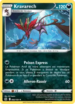 Carte Pokémon Kravarech