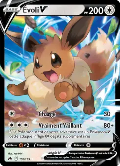 Carte Pokémon Évoli V