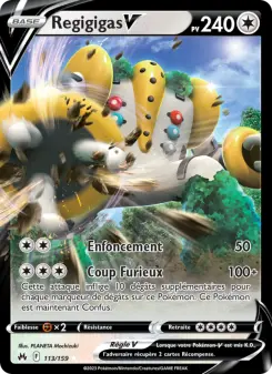 Carte Pokémon Regigigas V