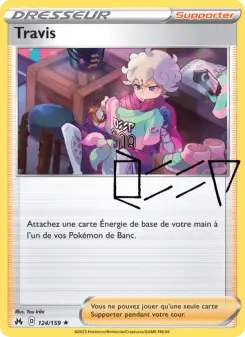 Carte Pokémon Travis