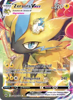Carte Pokémon Zeraora VMAX