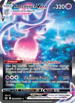 Carte Pokémon Sorcilence VMAX