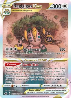 Carte Pokémon Regigigas V