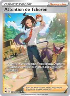Carte Pokémon Attention de Tcheren