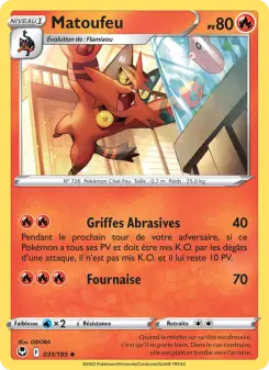 Carte Pokémon Matoufeu