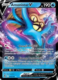 Carte Pokémon Amonistar V