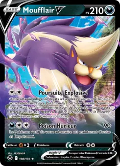 Carte Pokémon Moufflair V