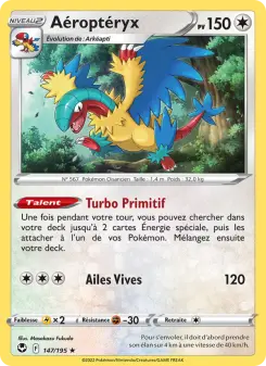 Carte Pokémon Aéroptéryx