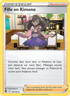 Carte Pokémon Fille en Kimono