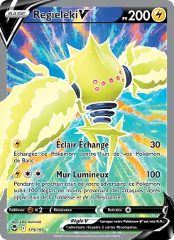 Photo carte Pokemon Regieleki V Tempête Argentée 175/195