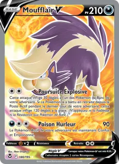 Carte Pokémon Moufflair V
