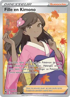 Carte Pokémon Fille en Kimono
