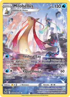 Photo carte Pokemon Milobellus Tempête Argentée TG02/195
