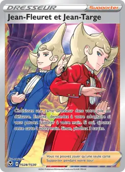 Carte Pokémon Jean-Fleuret et Jean-Targe