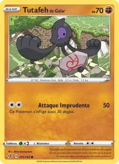 Carte Pokémon Tutafeh de Galar