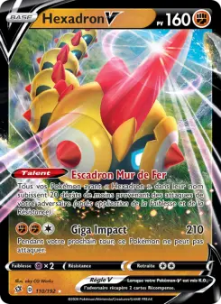 Photo carte Pokemon Hexadron V Clash des Rebelles 110/192