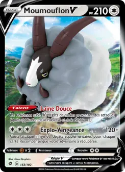 Carte Pokémon Moumouflon V
