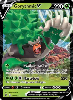 Photo carte Pokemon Gorythmic V Clash des Rebelles 17/192