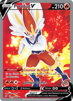 Carte Pokémon Pyrobut V