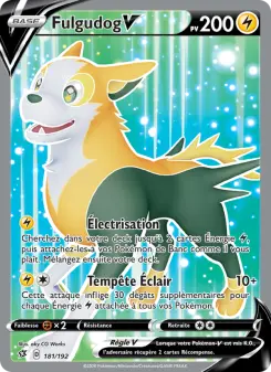 Carte Pokémon Fulgudog V
