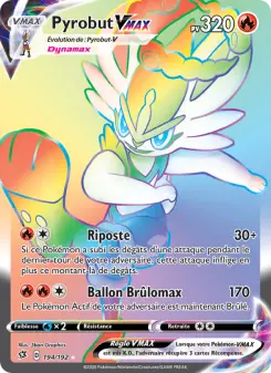 Carte Pokémon Pyrobut VMAX