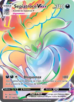 Carte Pokémon Sepiatroce VMAX
