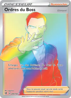 Carte Pokémon Ordres du Boss (Giovanni)