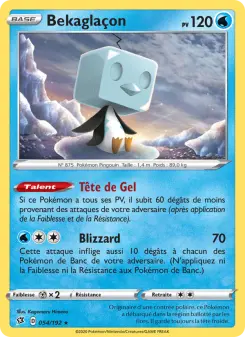 Carte Pokémon Bekaglaçon