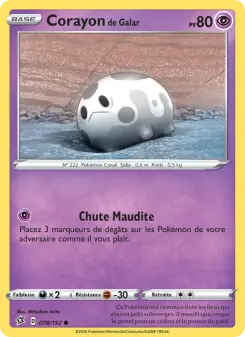 Carte Pokémon Corayon de Galar