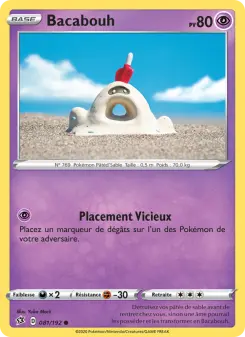 Carte Pokémon Bacabouh