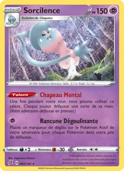 Carte Pokémon Sorcilence