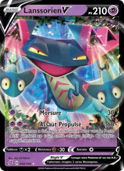 Photo carte Pokemon Lanssorien V Clash des Rebelles 92/192