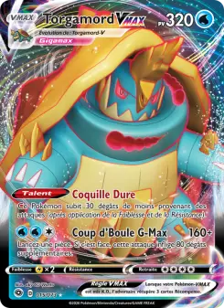 Carte Pokémon Torgamord VMAX