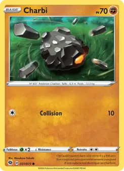 Carte Pokémon Charbi