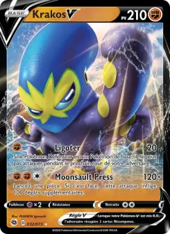 Carte Pokémon Krakos V